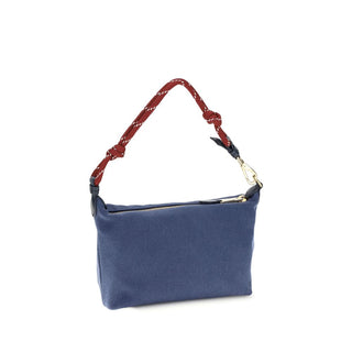 Blue Cotton Shoulder Bag