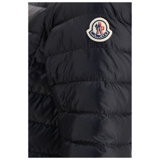 Black Polyamide Full-Length Jacket