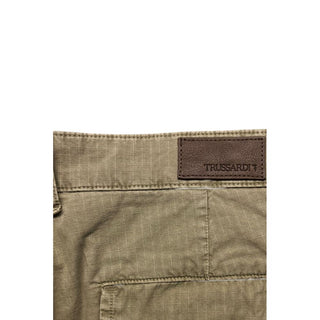 Green Cotton Men Pants