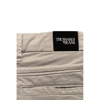 Grey Cotton Men Pants