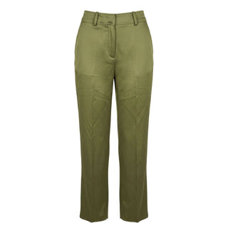Green Viscose Women Pants
