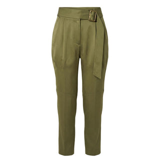 Green Viscose Women Pants