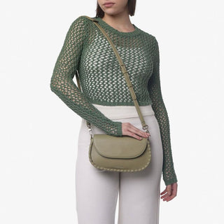 Bicolor Polyethylene Crossbody Bag