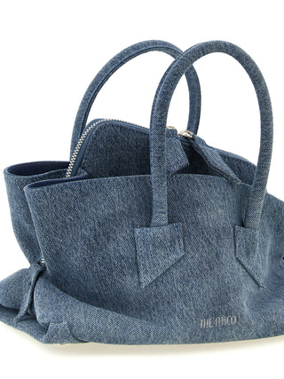 Blue Cotton Handbag