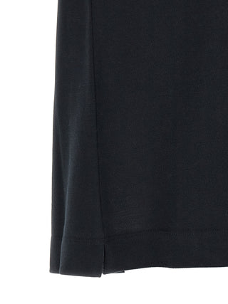 Blue Cotton Polo Shirt