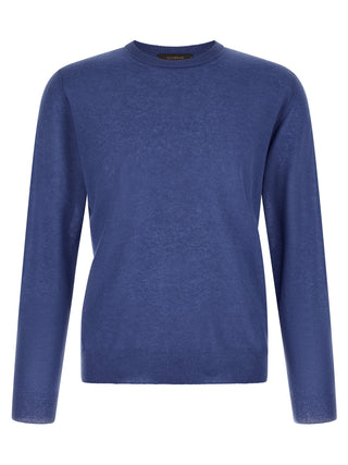 Blue Cashmere Cardigan
