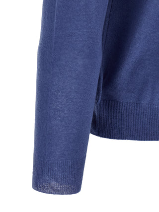 Blue Cashmere Cardigan
