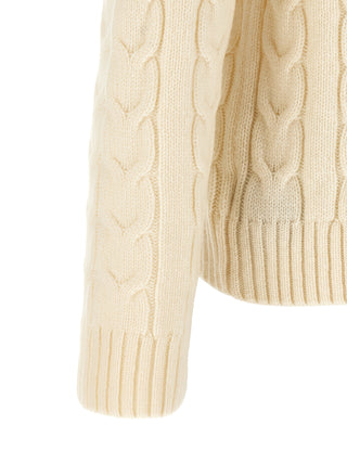 White Virgin Wool Cardigan