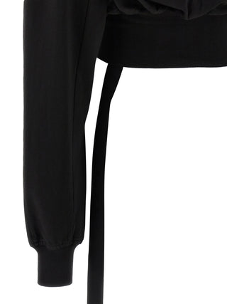 Black Cotton Sweatshirt