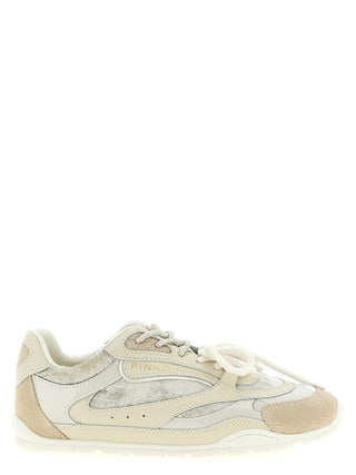 White Leather Low Top Sneakers