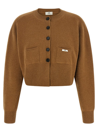 Brown Wool Cardigan