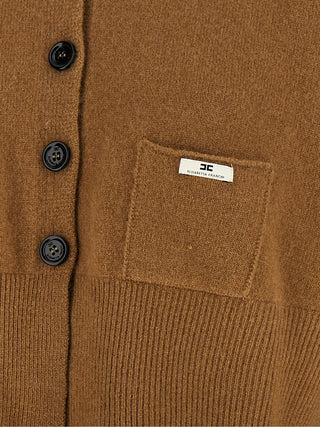 Brown Wool Cardigan