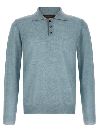 Blue Cashmere Cardigan