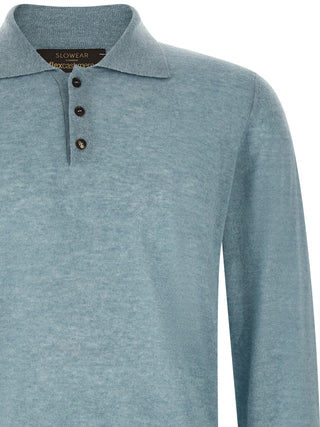 Blue Cashmere Cardigan