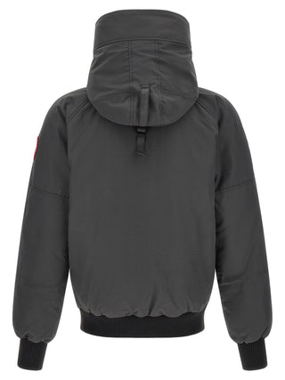 Gray Polyester Bomber