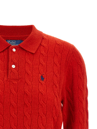 Multicolor Wool Polo Shirt