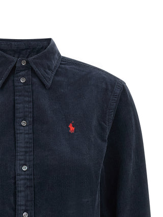 Blue Cotton Blouse