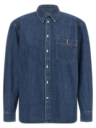 Blue Cotton Blouse