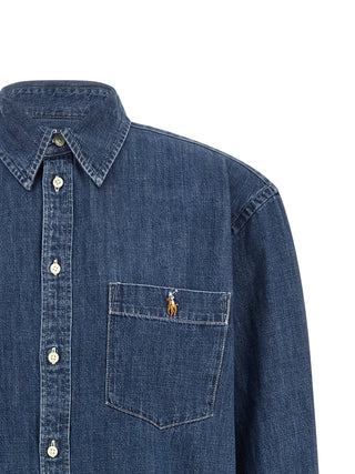Blue Cotton Blouse