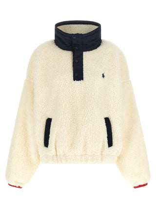 White Polyester Cardigan