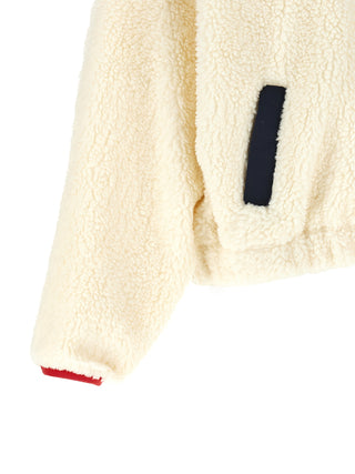 White Polyester Cardigan