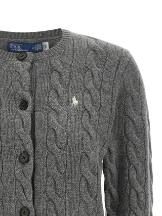 Gray Wool Cardigan