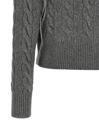 Gray Wool Cardigan