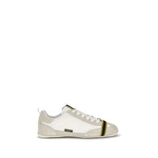 Gray Fabric Athletic Sneakers