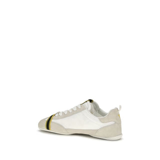 Gray Fabric Athletic Sneakers