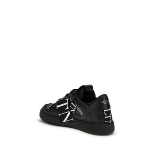 Black Calf Leather Bos Taurus Athletic Sneakers