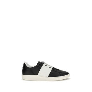 Black Calf Leather Bos Taurus Sneakers