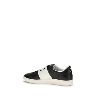 Black Calf Leather Bos Taurus Sneakers