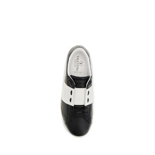 Black Calf Leather Bos Taurus Sneakers