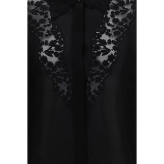 Black Silk Blouse