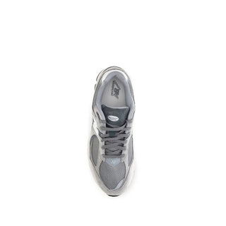 Gray Polyester Athletic Sneakers