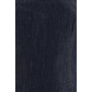 Blue Cotton Bodysuit