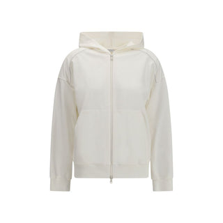 White Cotton Sweatshirt