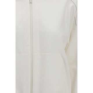 White Cotton Sweatshirt