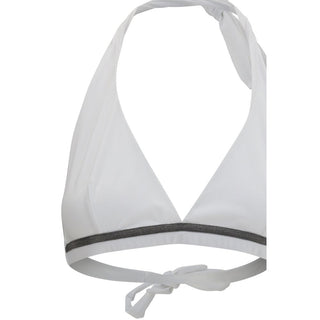 White Polyamide Bikini