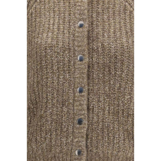 Brown Cashmere Cardigan