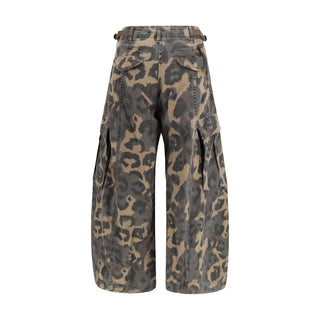 Multicolor Cotton Cargo Shorts