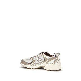 Silver Fabric Athletic Sneakers