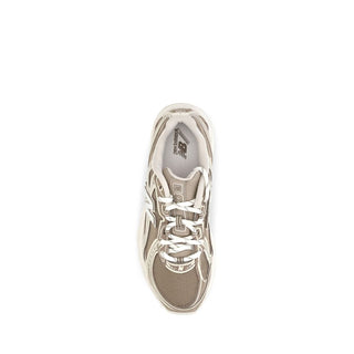 Beige Fabric Athletic Sneakers