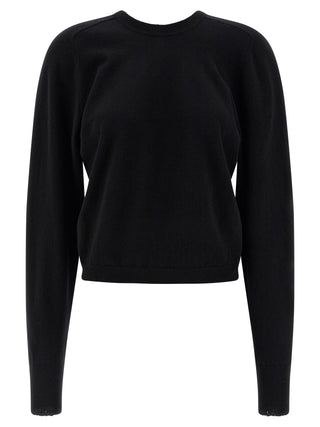 Black Virgin Wool Cardigan