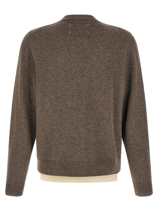 Brown Virgin Wool Cardigan