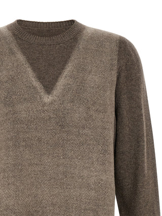 Brown Virgin Wool Cardigan