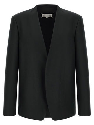 Black Virgin Wool Blazer