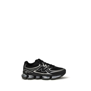 Black Fabric Athletic Sneakers