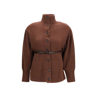 Brown Wool Oves Aries Cardigan