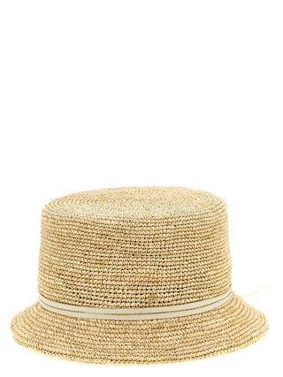 Beige Fabric Sunhat